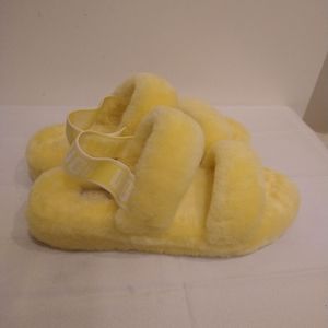 Yellow Ugg Sandals